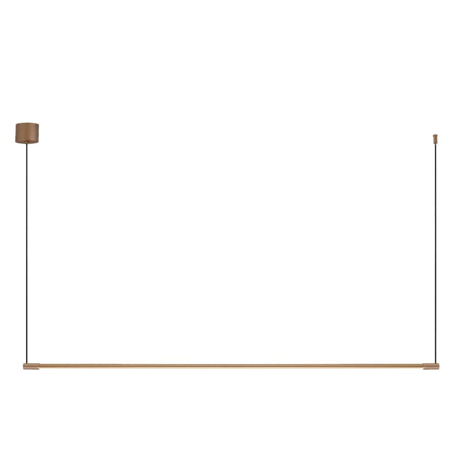 8-watt pendant lamp with LED technology, dimensions W1.6CM*L80CM, gold