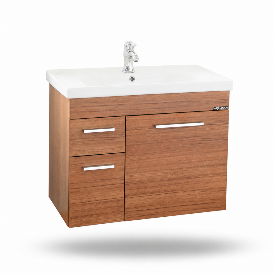 Cabinet with Wash Basin 80cm - Teak