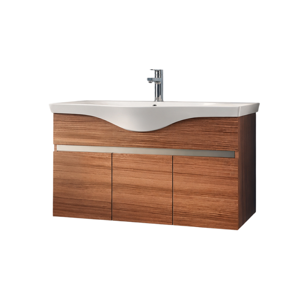 dinar 100.jpg Cabinet with Wash Basin100cm - Teak - Image 1