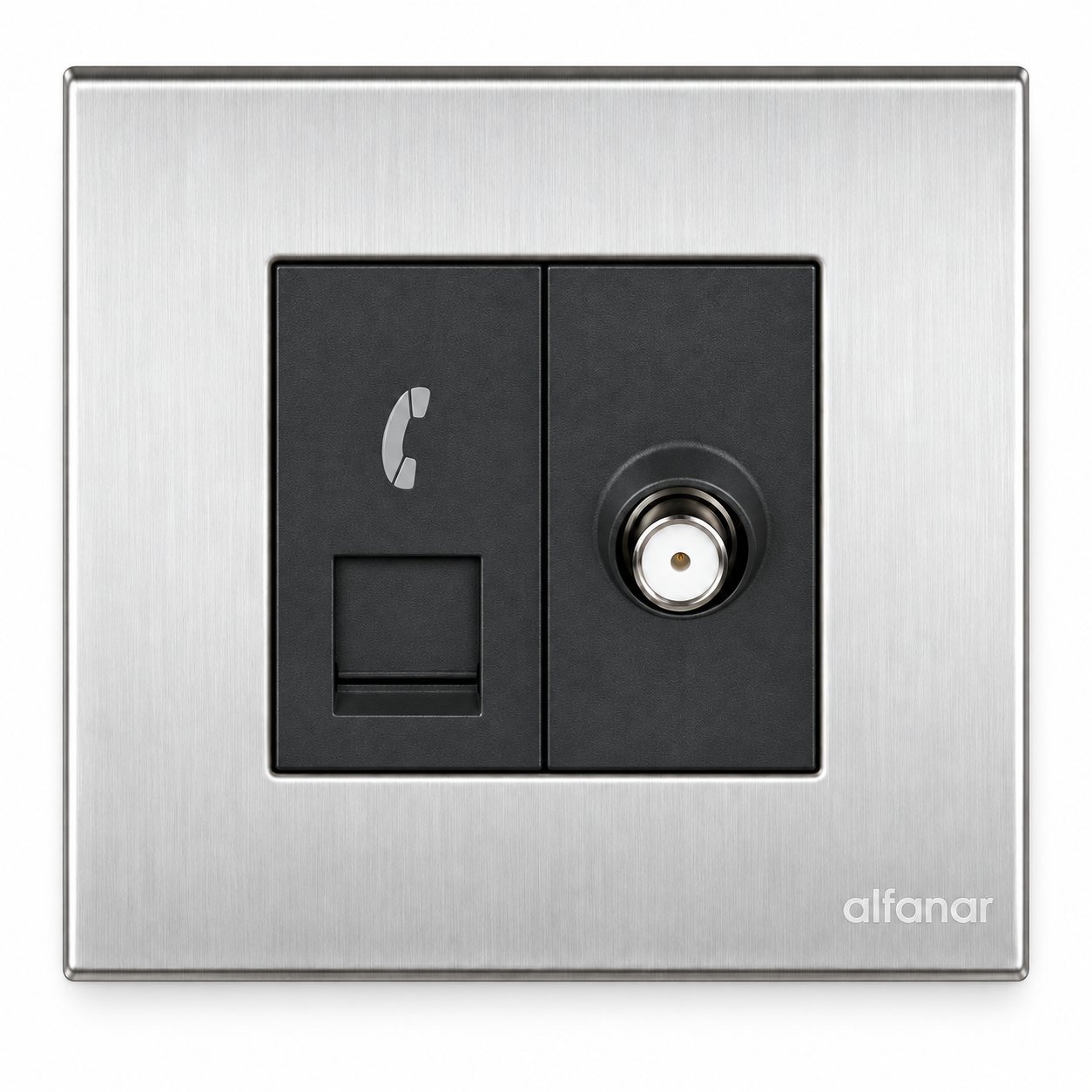 AS21910-BSSB هاتف+ستلايت ستانلس ستيل - الصورة 1
